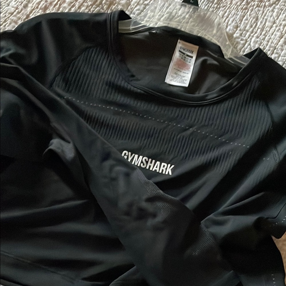 Gymshark Black Long Sleeve Top